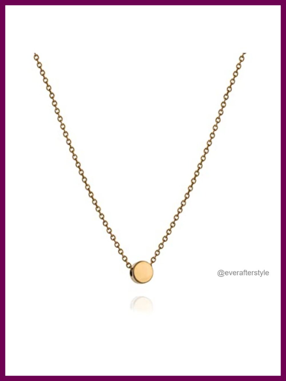 14K Gold Plated Dainty Dot Bead Choker Necklace Women Waterproof Tarnish